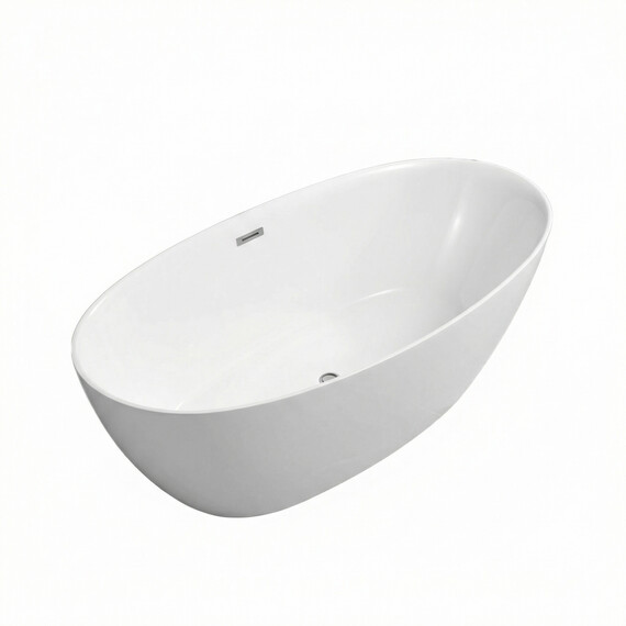 Ванна отдельностоящая Grossman Classic 150x78 см GR-2403M, белый матовый - фото 3