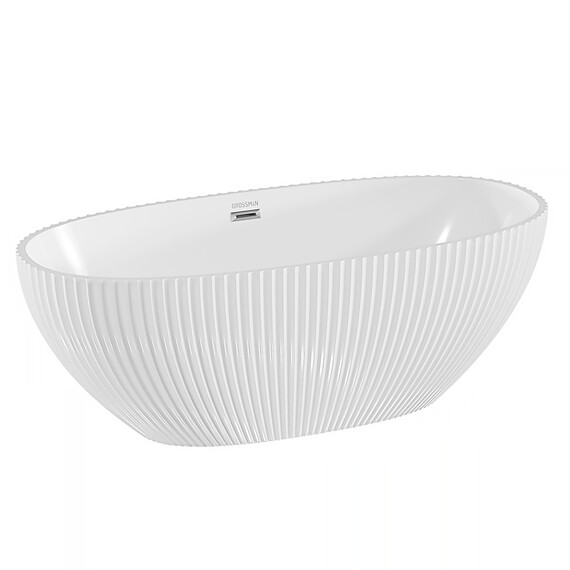 Ванна отдельностоящая Grossman Cristal 170x80 см GR-2504F - фото 
