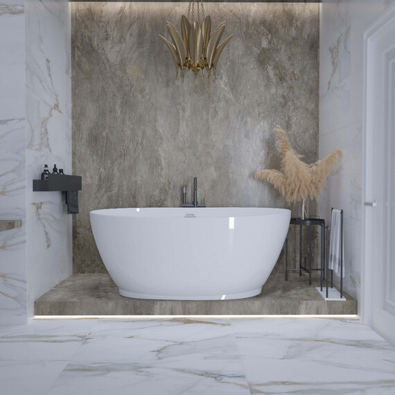 Ванна отдельностоящая Grossman Classic 160x80 см GR-2602 - фото 3