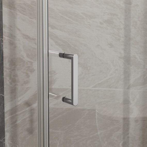 Душевое ограждение Azario SAKURA 100х100 см AZ-21C-100-MGR-CL, графит матовый/прозрачное - фото 4