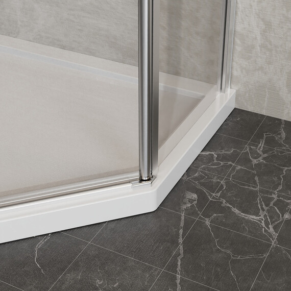 Душевое ограждение Azario SAKURA 100х100 см AZ-21C-100-MGR-CL, графит матовый/прозрачное - фото 5