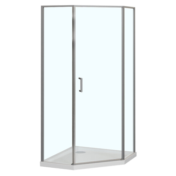 Душевое ограждение Azario SAKURA 90х90 см AZ-21C-90-MGR-CL, графит матовый/прозрачное - фото 2