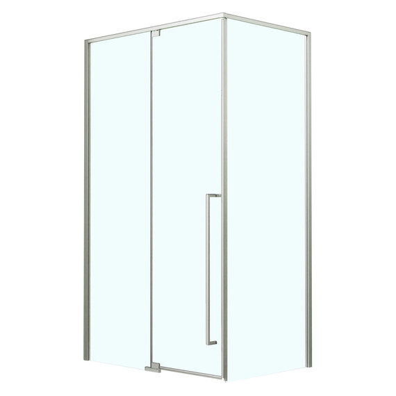 Душевое ограждение Azario MALE 100х100 см AZ-J50-100-CH-CL, хром/прозрачное - фото 