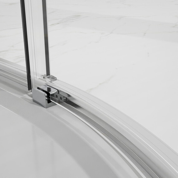 Душевое ограждение Azario SHANGHAI 90x90 см AZ-S43-90-CH-CL, хром/прозрачное - фото 2