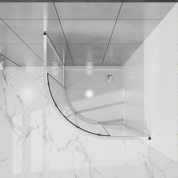 Душевое ограждение Azario SHANGHAI 90x90 см AZ-S43-90-CH-CL, хром/прозрачное - фото 4