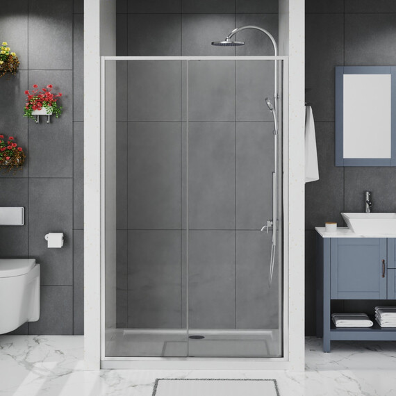 Душевая дверь Azario SHANGHAI 110 см AZ-Y43-110-CH-CL, хром/прозрачное - фото 7