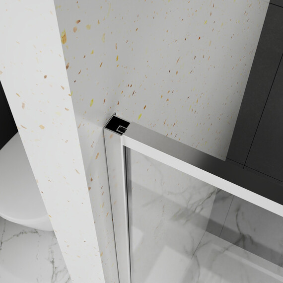 Душевая дверь Azario SHANGHAI 150 см AZ-Y43-150-BGL-CL, золото брашированное/прозрачное - фото 3