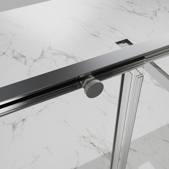 Душевая дверь Azario SHANGHAI 150 см AZ-Y43-150-CH-CL, хром/прозрачное - фото 4