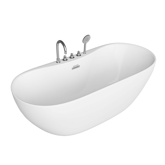 Ванна акриловая Grossman Classic 160x75 см GR-12501-1 - фото 2