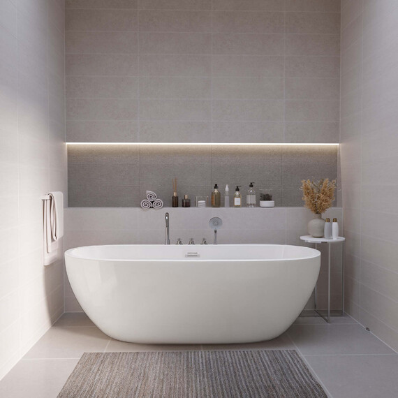 Ванна акриловая Grossman Classic 160x75 см GR-12501-1 - фото 5