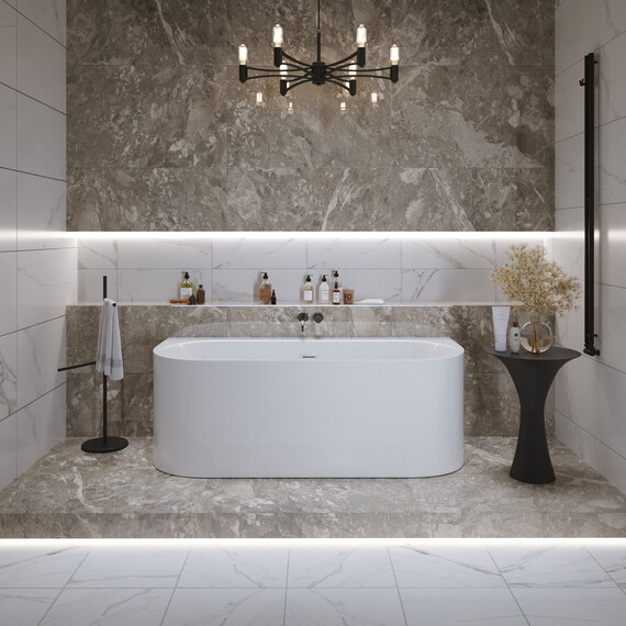 Ванна акриловая Grossman Cristal 170x80 см GR-17073 - фото 5