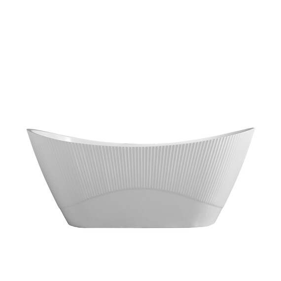 Ванна отдельностоящая Grossman Galaxy 170x75 см GR-2104M, белый матовый - фото 2