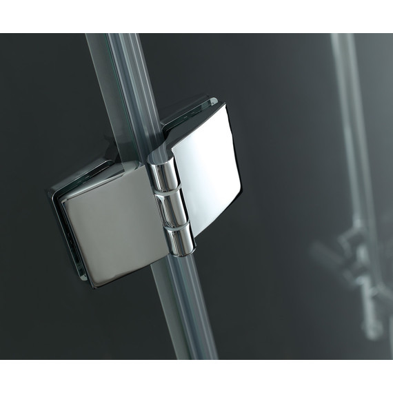 Душевое ограждение Cezares 100х100 см VERONA-W-A-2-100-P-Cr, хром/матовое - фото 4