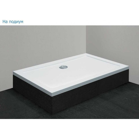 Акриловый поддон Cezares TRAY-M-AH-90/80-35-W 90х80 см - фото 2