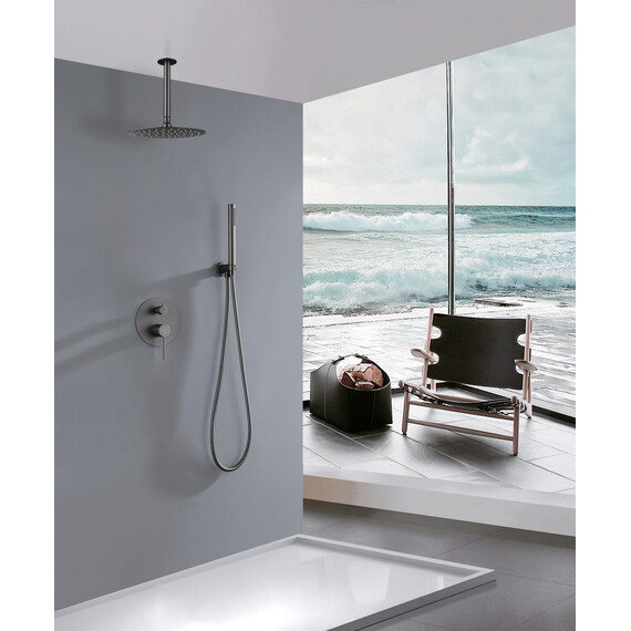 Душевая система для душа Abber Emotion AF8821NG, никель - фото 2