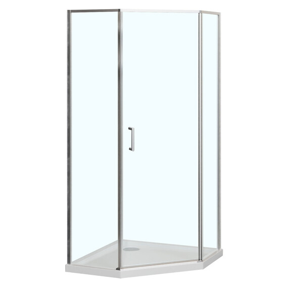 Душевое ограждение Azario SAKURA 90х90 см AZ-21C-90-CH-CL, хром/прозрачное - фото 2