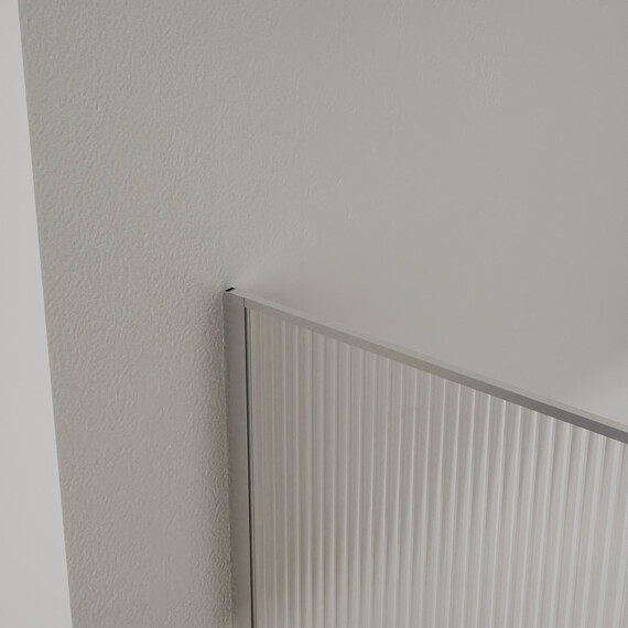 Душевая перегородка Azario Walk-in 120 см AZ-271-120-MGR-CRF (стекло 8 мм) графит матовый/рифленое - фото 3