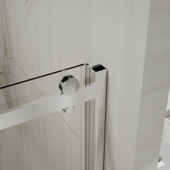 Душевая дверь Azario BERN 150 см AZ-733-150-CH-CL, хром/прозрачное - фото 7