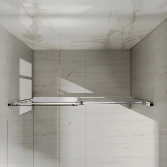 Душевая дверь Azario BERN 170 см AZ-733-170-BGL-CL, золото брашированное/прозрачное - фото 4