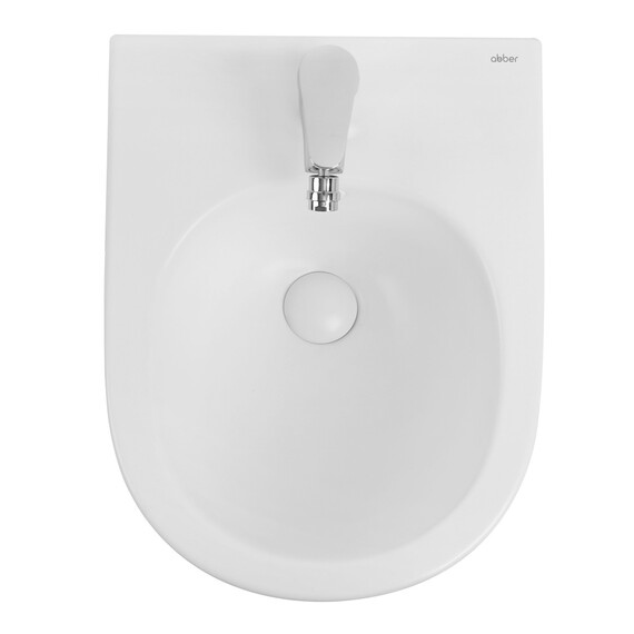 Биде подвесное Abber Bequem AC1150MW, белый матовый - фото 3