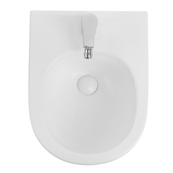 Биде подвесное Abber Bequem AC1151MW, белый матовый - фото 3
