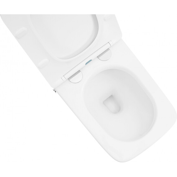 Унитаз приставной безободковый импульсный Abber Rechteck AC1213P с крышкой микролифт (выпуск горизонтальный) - фото 18