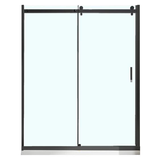 Душевая дверь Azario BERN 170 см AZ-733-170-BM-CL, чёрный матовый/прозрачное - фото 