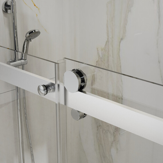 Душевая дверь Azario BERN 170 см AZ-733-170-BM-CL, чёрный матовый/прозрачное - фото 3