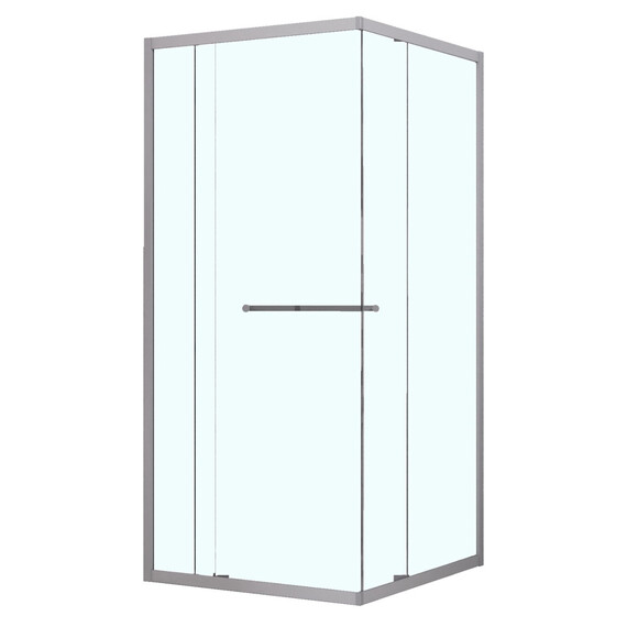 Душевое ограждение Azario Monako 90x90 см AZ-L47-90-CH-CL, хром/прозрачное - фото 
