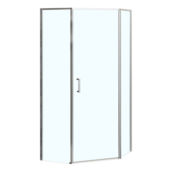 Душевое ограждение Azario SAKURA 100х100 см AZ-21C-100-CH-CL, хром/прозрачное - фото 
