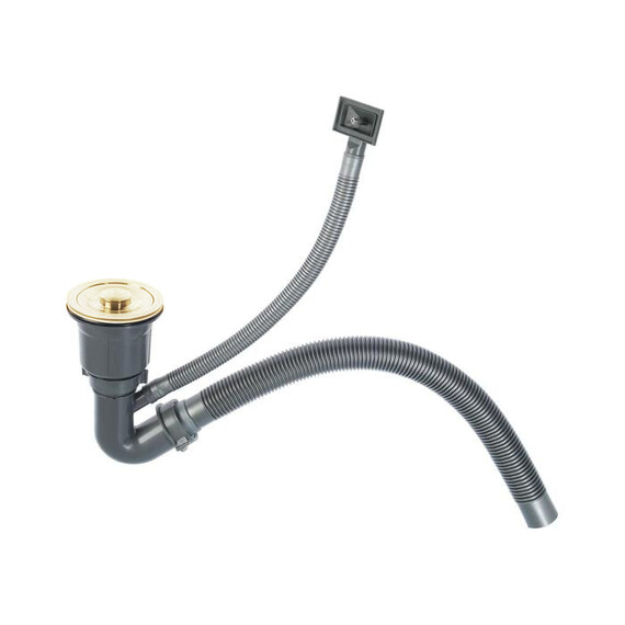 Кухонная мойка Gerhans 78х51см K37851G-L 3 мм, с отверстием под смеситель, чаша слева, с PVD покрытием, цвет золото, Цвет производителя: золото - фото 12