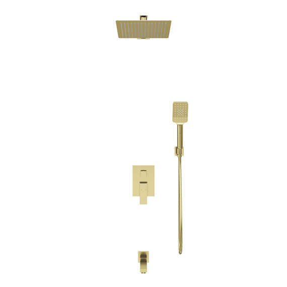 Душевая система для ванны Grossman Style 501.K35.05.320, золото брашированное - фото 2