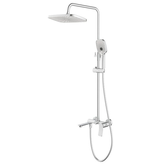 Душевая стойка Azario Escaro AZ-K2374BN, сатин - фото 