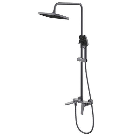 Душевая стойка Azario Conda AZ-K2411GR, графит - фото 