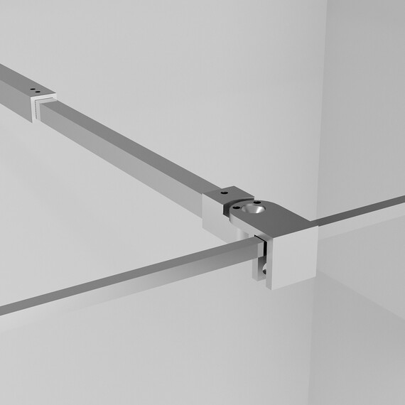 Душевая перегородка Niagara Nova 120 см NG-660-12 (стекло 8 мм) хром/узор - фото 6