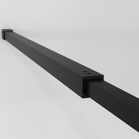 Душевая перегородка Niagara Nova 80 см NG-670-80ВLACK (стекло 8 мм) чёрный матовый/прозрачное - фото 11