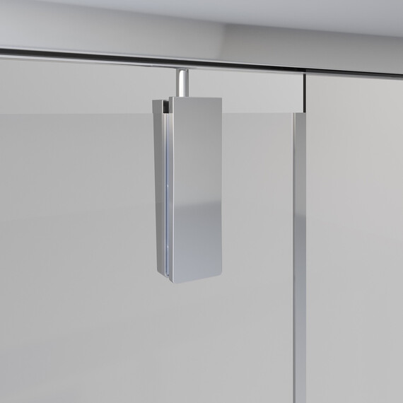 Душевая дверь Niagara Nova 80 см NG-83-8AB, черный матовый/прозрачное - фото 4