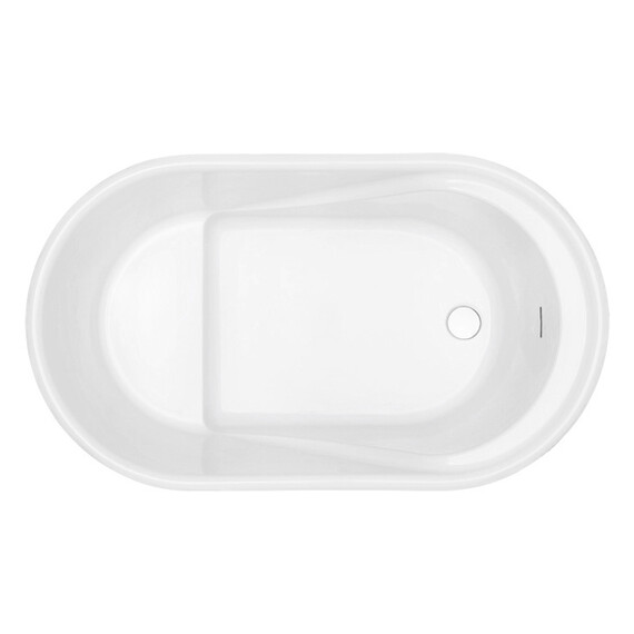 Ванна отдельностоящая сидячая Abber AB9277 130x75 см - фото 10