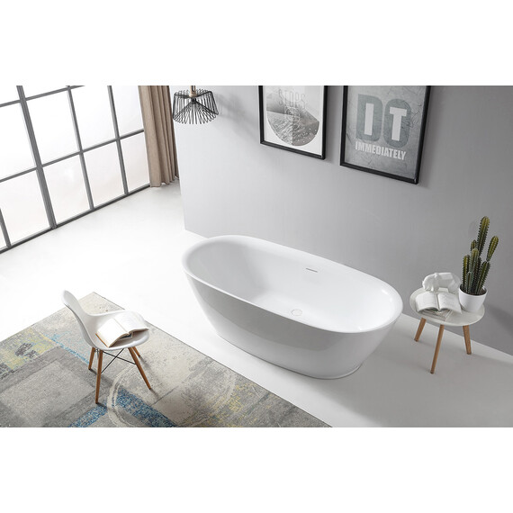 Ванна отдельностоящая Abber AB9205 180x84 см - фото 8