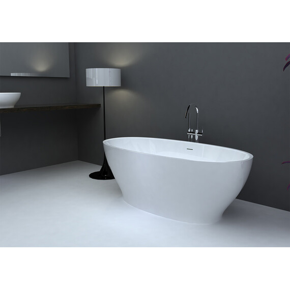 Ванна отдельностоящая Abber AB9207 165x80 см - фото 8