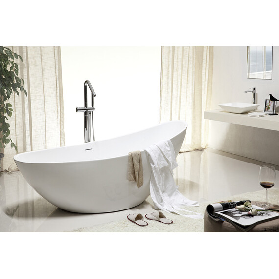 Ванна отдельностоящая Abber AB9233 184x79 см - фото 8