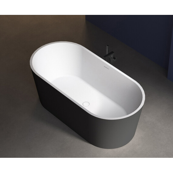 Ванна отдельностоящая Abber AB9209MB 170x80 см, черный матовый - фото 10