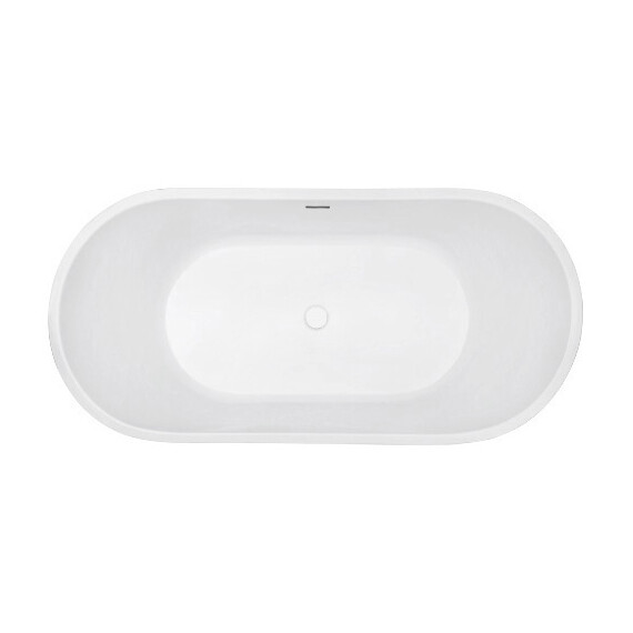 Ванна отдельностоящая Abber AB9209MB 170x80 см, черный матовый - фото 11