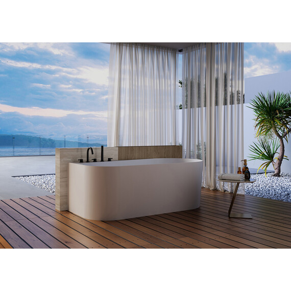 Ванна акриловая Abber AB9496-1.5 L 150x75 см - фото 9