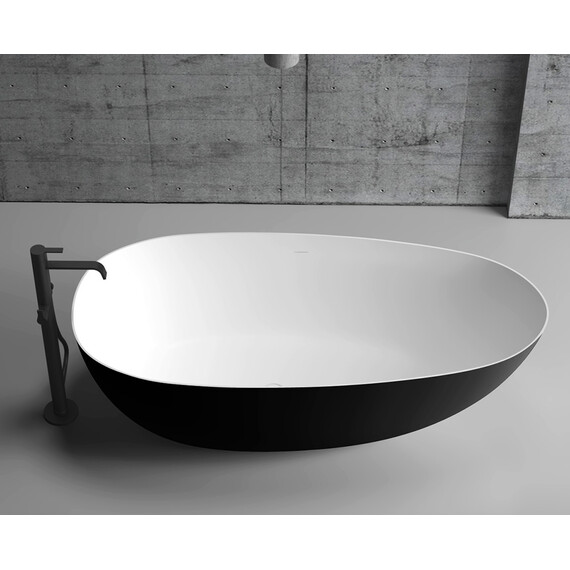 Ванна отдельностоящая Abber AB9211MB 170x80 см, черный матовый - фото 10