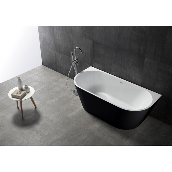 Ванна акриловая Abber AB9216-1.7MB 170x80 см, черный матовый - фото 9