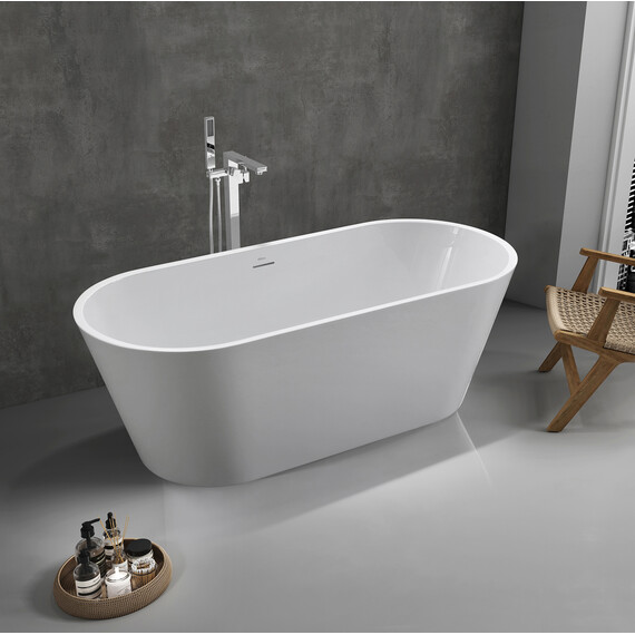 Ванна отдельностоящая Abber AB9320-1.5 150x75 см, Размер - мм: 1500x750 - фото 9