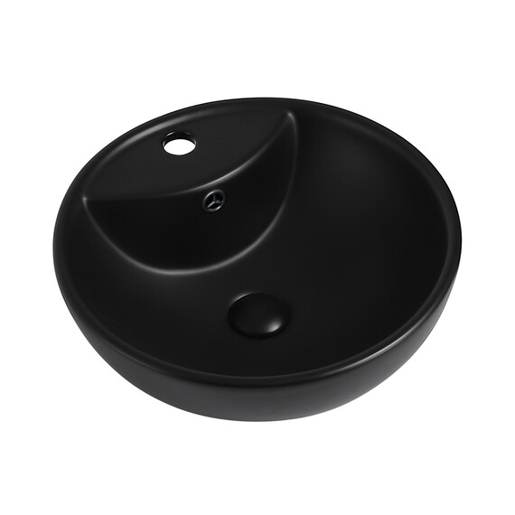 Раковина-чаша Abber Bequem 46 см AC2101MB, черный матовый - фото 2