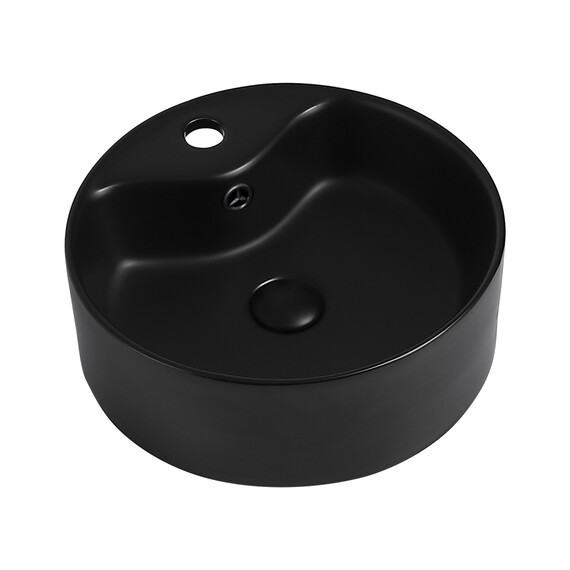 Раковина-чаша Abber Bequem 41 см AC2104MB, черный матовый - фото 2
