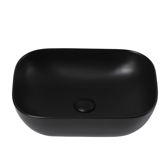 Раковина-чаша Abber Rechteck 46 см AC2200MB, черный матовый - фото 2